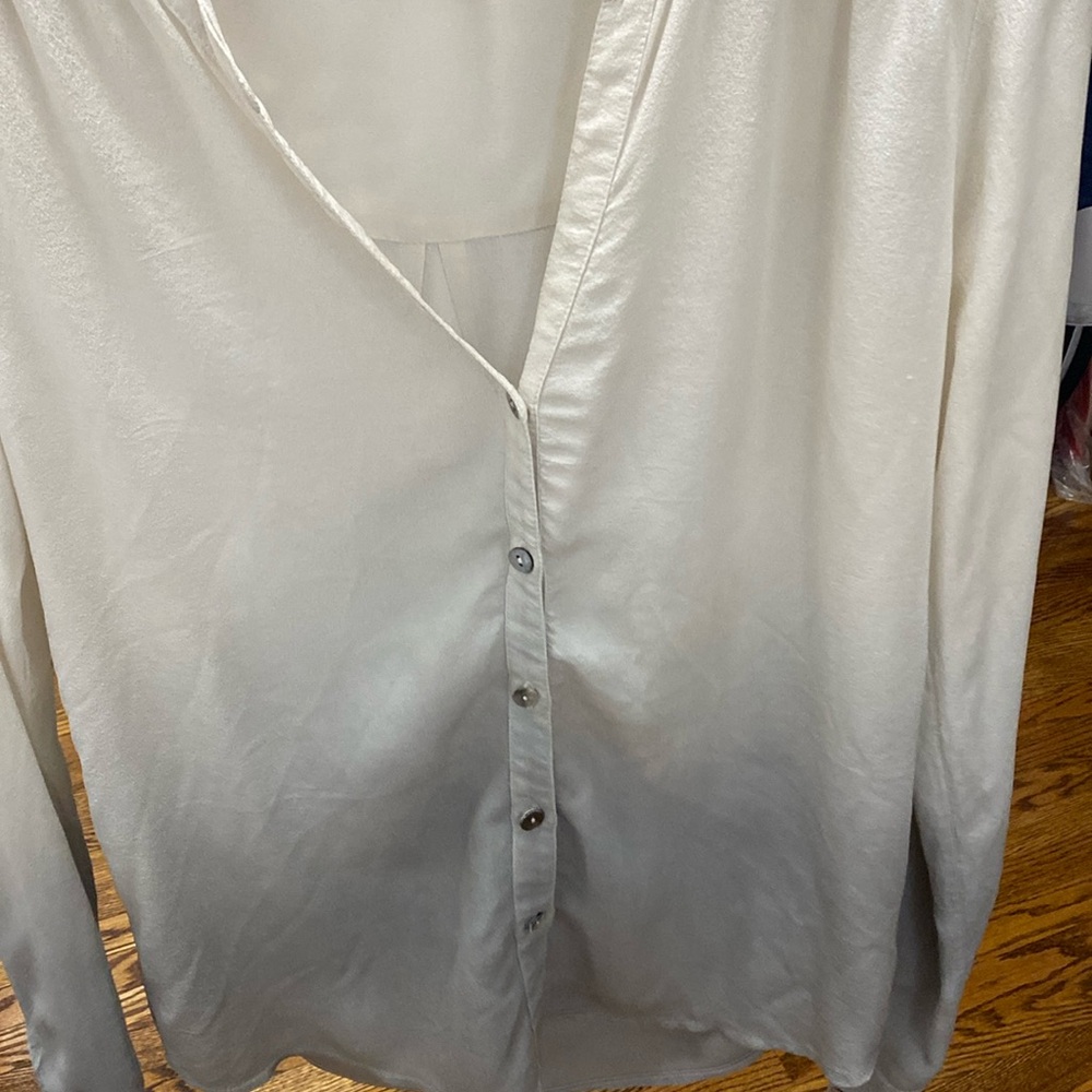 Silk ombre blouse